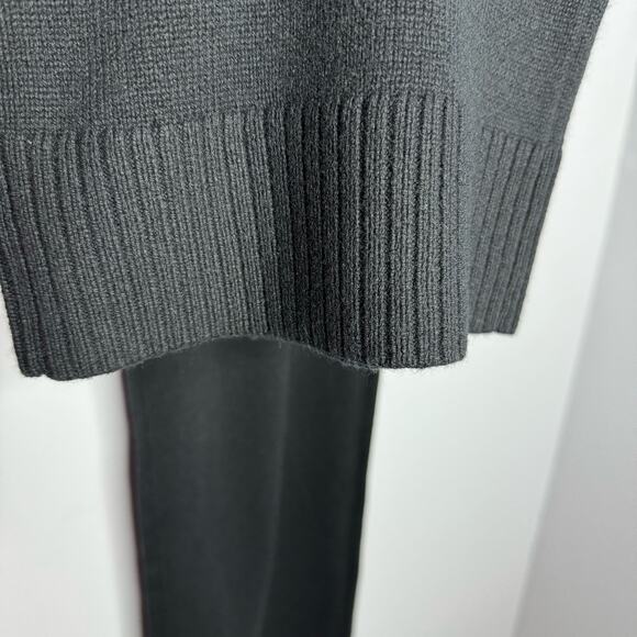 Club Monaco Black Long Wool Blend Knit Pull on Pants Stretch Casual Wardrobe XL - Picture 7 of 12